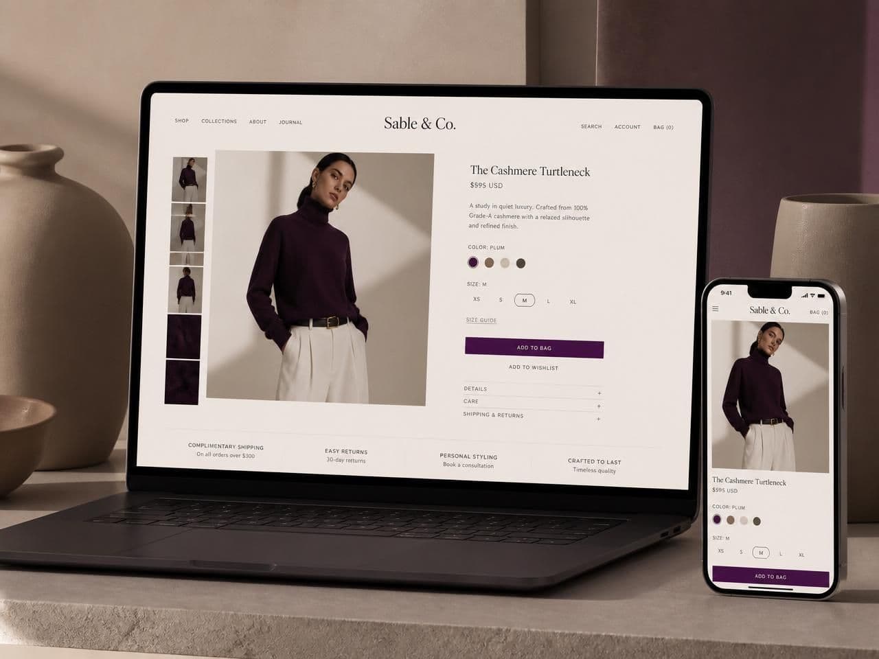 Sable & Co.: E-commerce • SEO